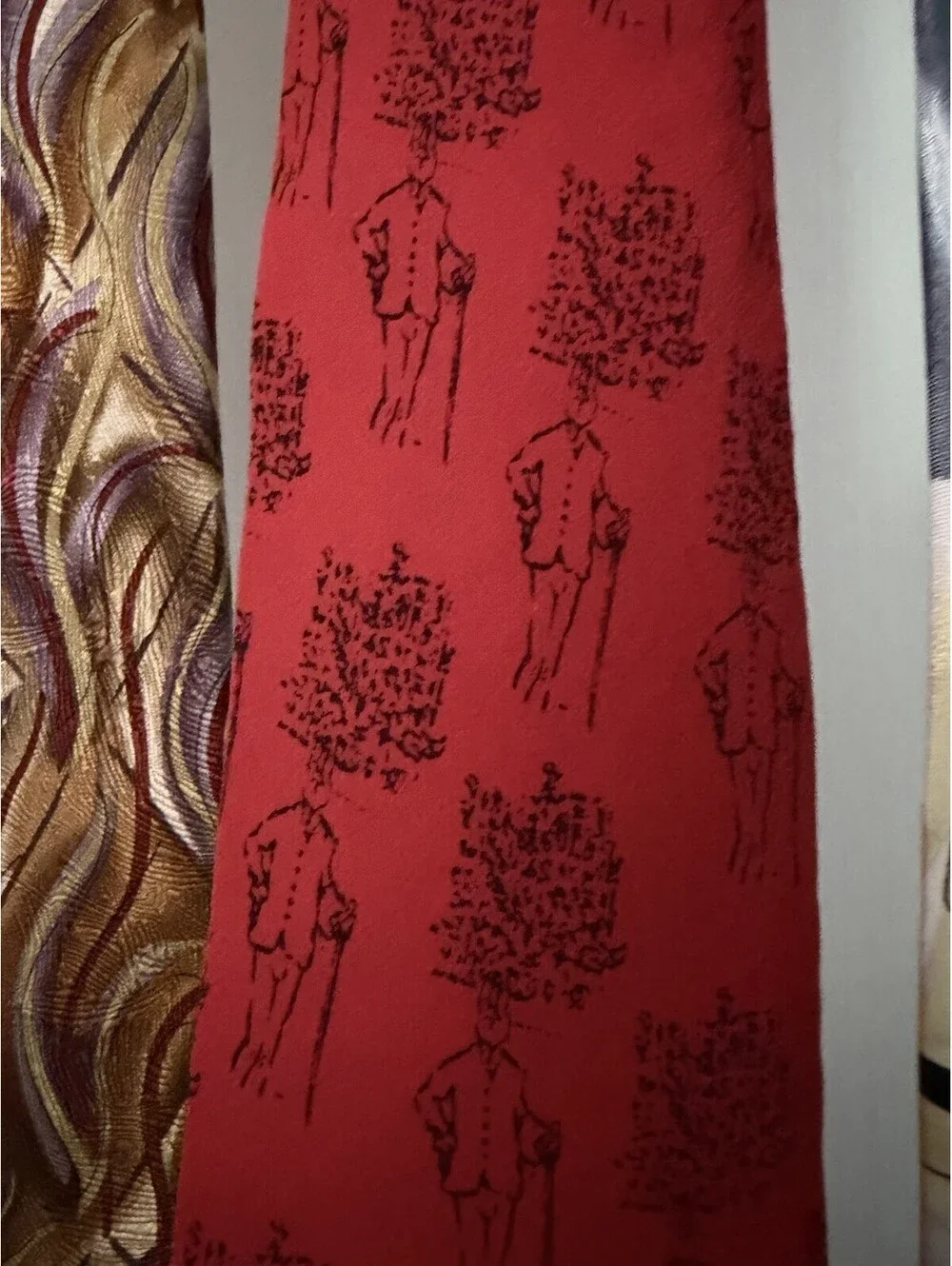 VTG Jerry J. Garcia 100% Silk Ties Lot of 3 Grateful Dead Flawless Made in USA